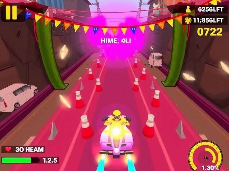 Holi Rapid Racer special event screenshot